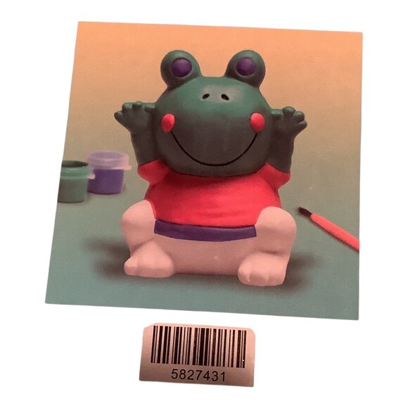 Paint‎ Your Own Frog Kit By The Spring Shop Includes Paints Brush 2023 Release - Picture 9 of 9